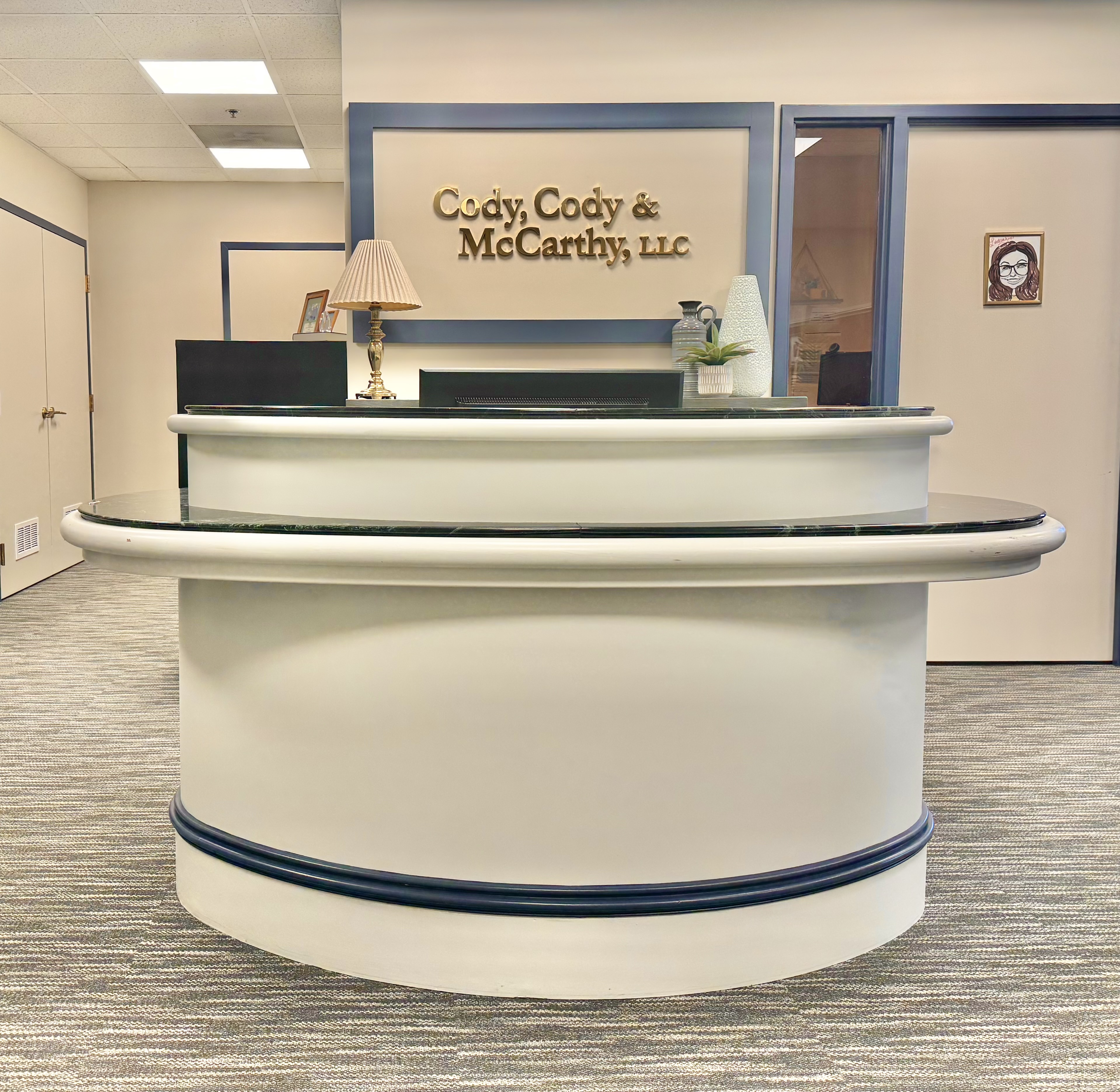 Cody, Cody & McCarthy Law Firm Reception Area